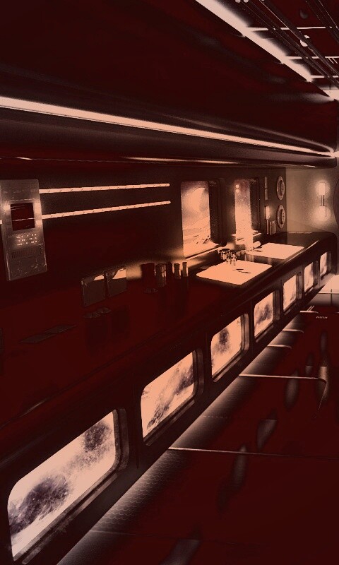 На борту космического корабля обои