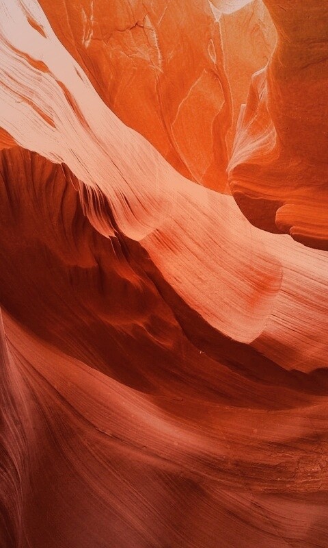 Оранжевая пещера обои