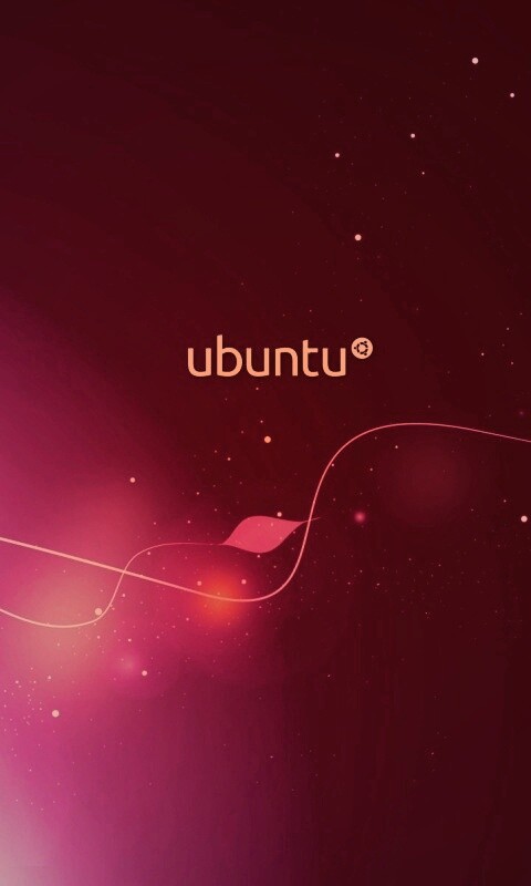 Сиреневые обои Ubuntu обои