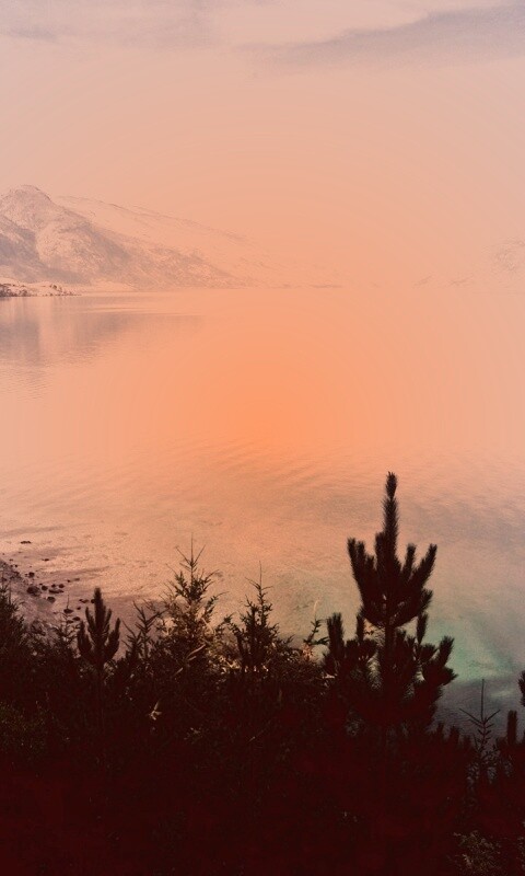 Безмятежное озеро в Новой Зеландии обои