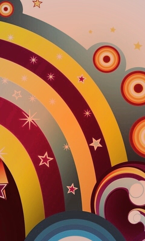 Векторные радуги обои