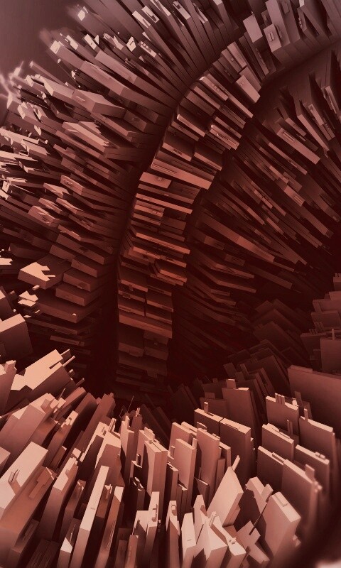 Модели домов засасывает обои