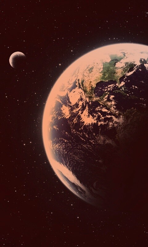 Вид Земли из космоса обои