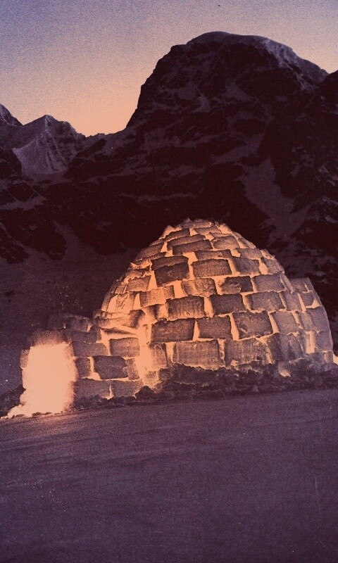 Иглу изо льда обои