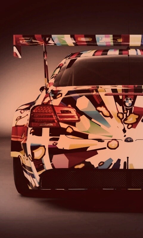 BMW  в сумасшедшем окрасе обои