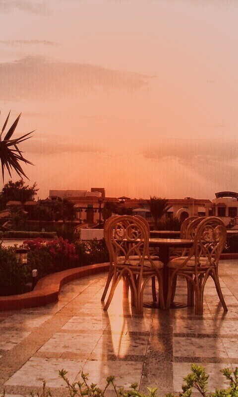 Закат в Хургаде обои