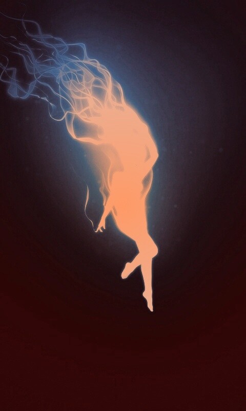 Девушка из света обои