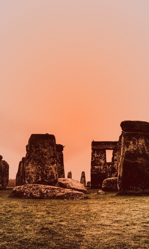 Вечерний Стоунхендж обои