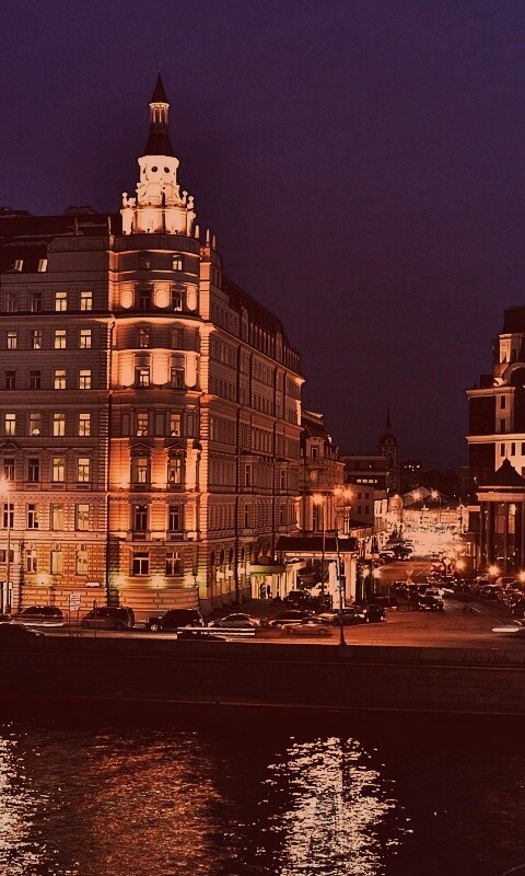 Ночной город обои