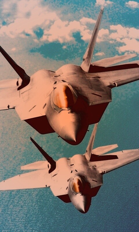 Истребители в небе обои