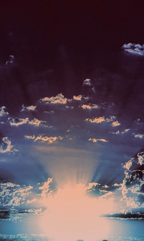 Ночное фантастическое небо обои