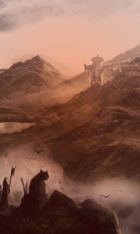 Пейзаж из Dragon Age 2 обои