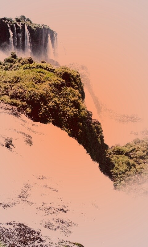 Край водопадов обои