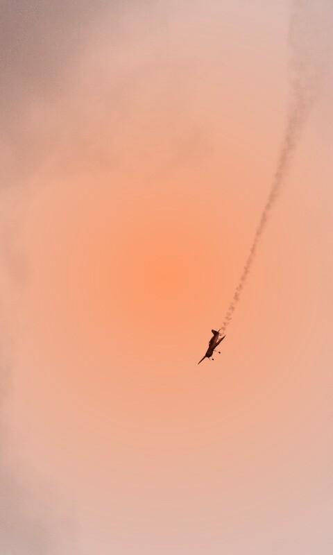 Падающий самолёт обои