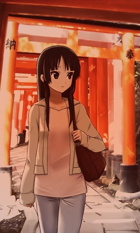 Акияма Мио обои