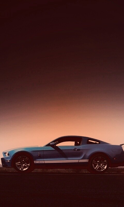 Синий форд мустанг обои