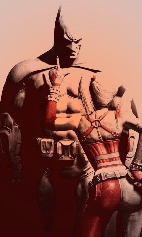 Бэтман и Харли Куин обои