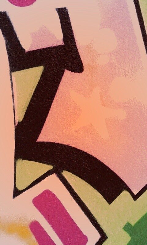 Блик на граффити обои