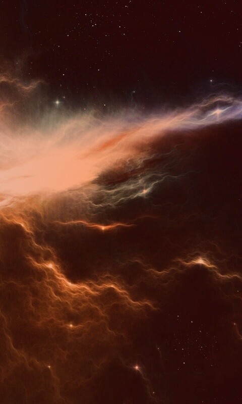 Туманность в глубинах космоса обои
