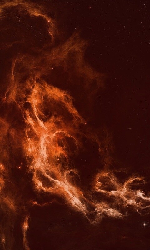 Яркая космическая туманность обои