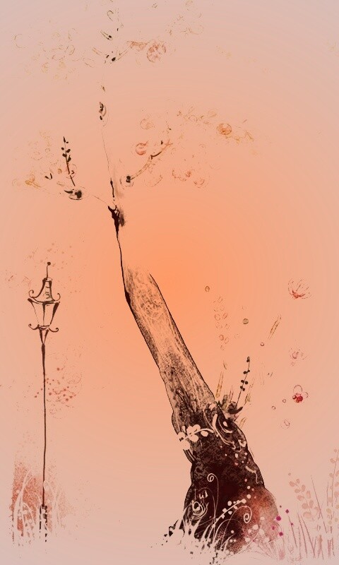 Фонари в парке обои