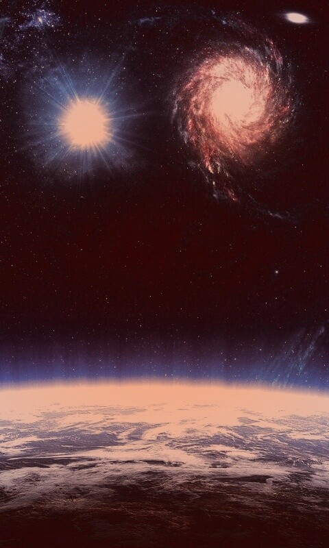 Бесконечный черный космос обои