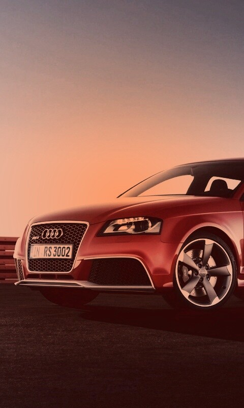 Фотосессия Audi RS3 на треке обои