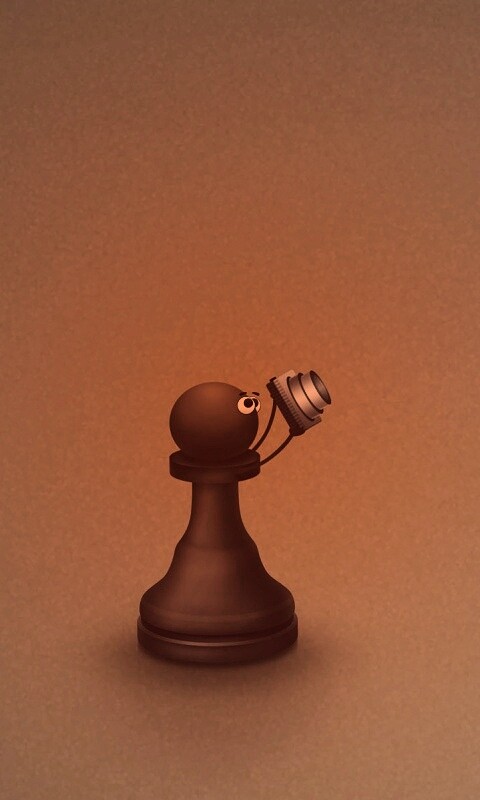 Пешка фотографирует короля обои