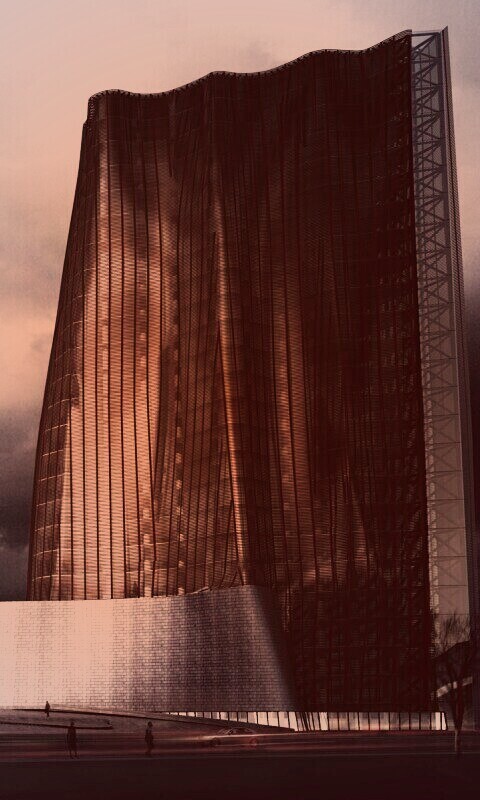 Здание обои