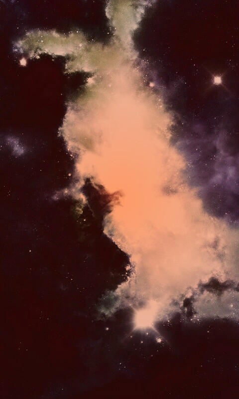 Туманность в далёком космосе обои