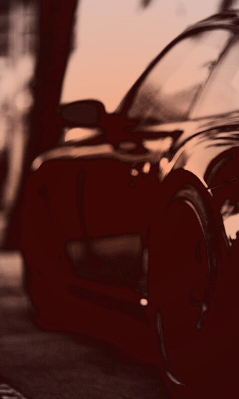 Черный порш обои