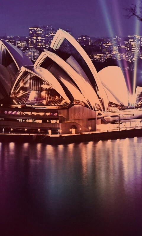 Здание оперного театра в Сиднее обои