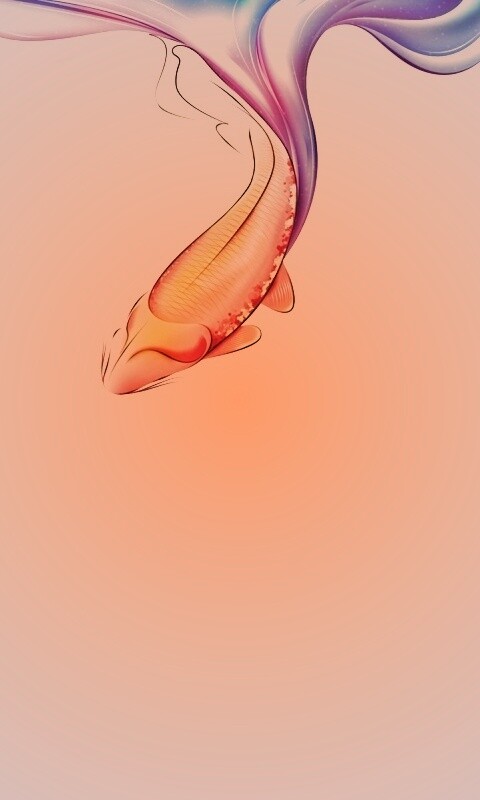 Золоая рыбка  обои