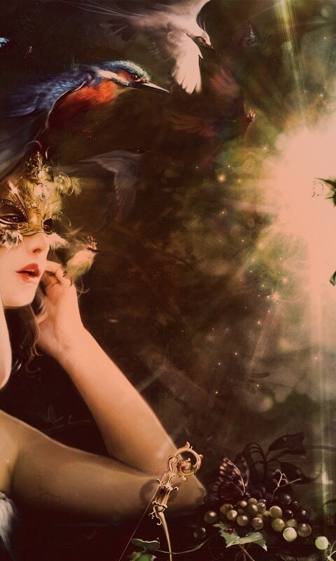 Птицы счастья обои