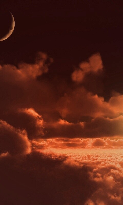 Над облаками обои