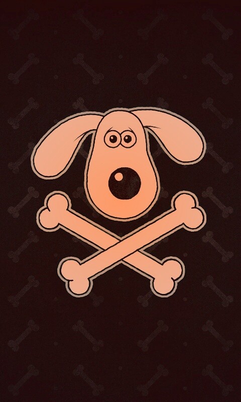 Громит и пересеченные кости обои