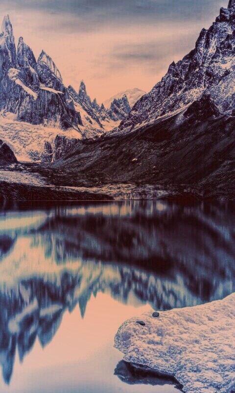 Горное озеро обои