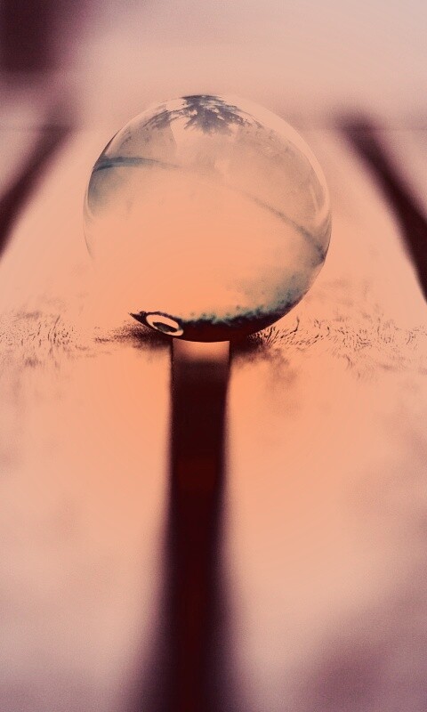 Стеклянный шарик обои