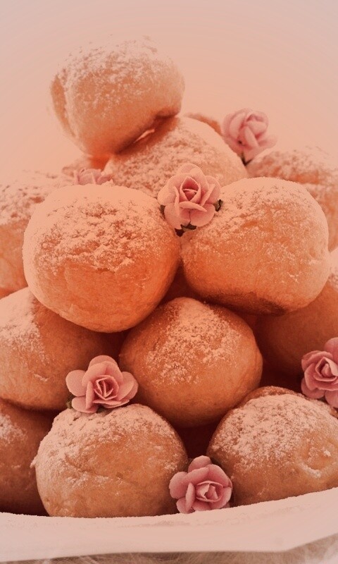 Круглые пироженки обои