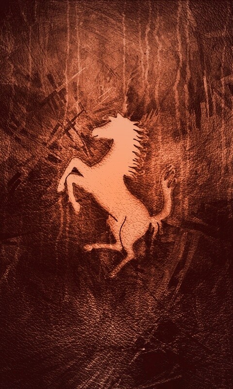 Конь из песка обои