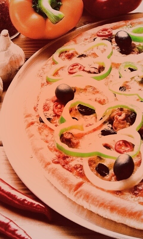 Пицца с паприкой обои