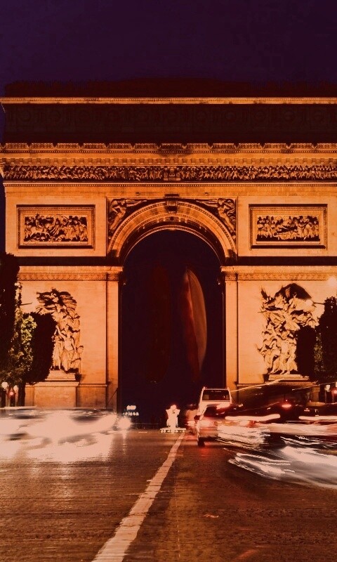 Арка на елисейских полях обои