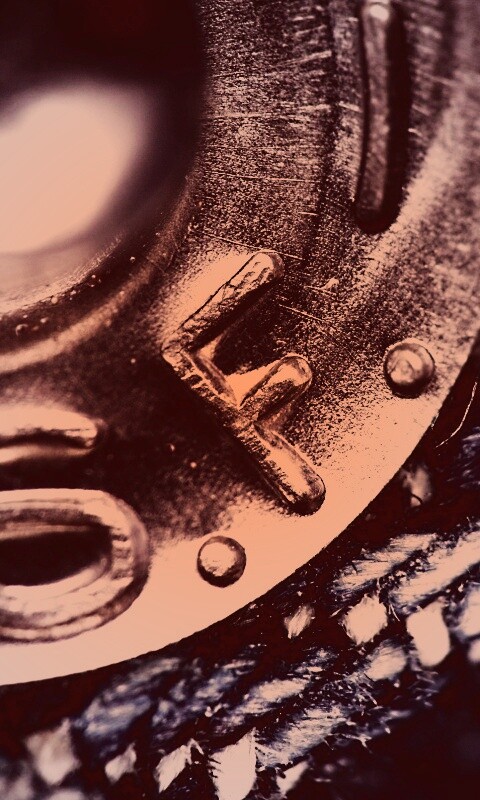 Заклепка на джинсах в макро обои