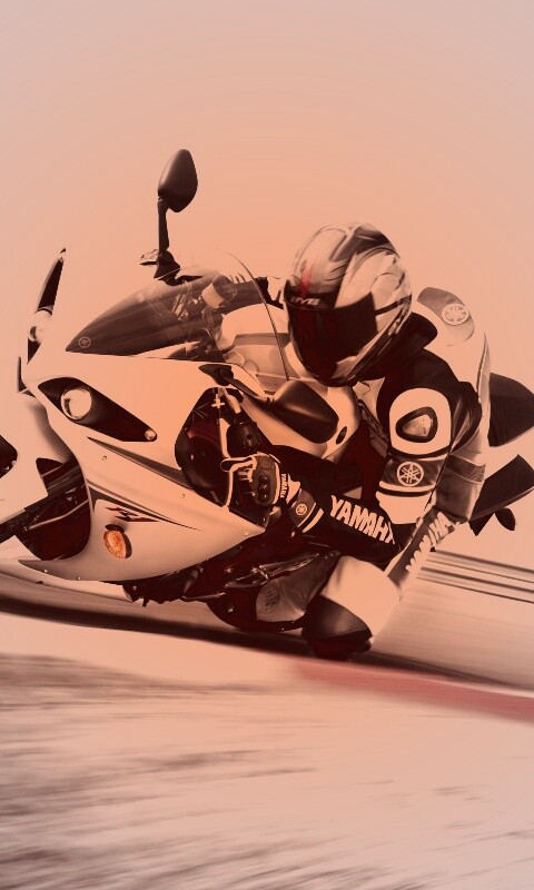 Человек на мотоцикле обои