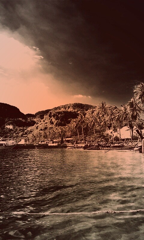 Призрачный пляж обои