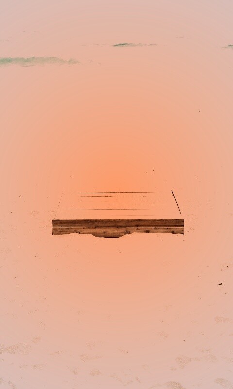 Ящик на пляже обои