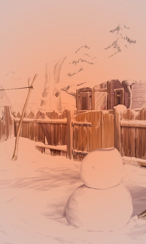 Снеговик обои