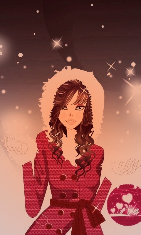 Модный новый год обои