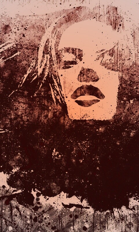 Стильный коллаж с девушкой обои