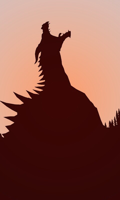 Крик из The Elder Scrolls V: Skyrim обои